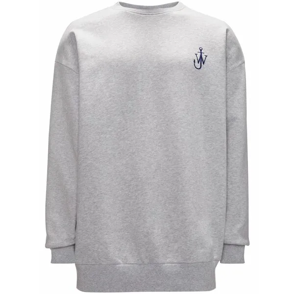 J.W.アンダーソン メンズ パーカー・スウェットシャツ アウター Anchor-logo organic cotton sweatshirt  Grey