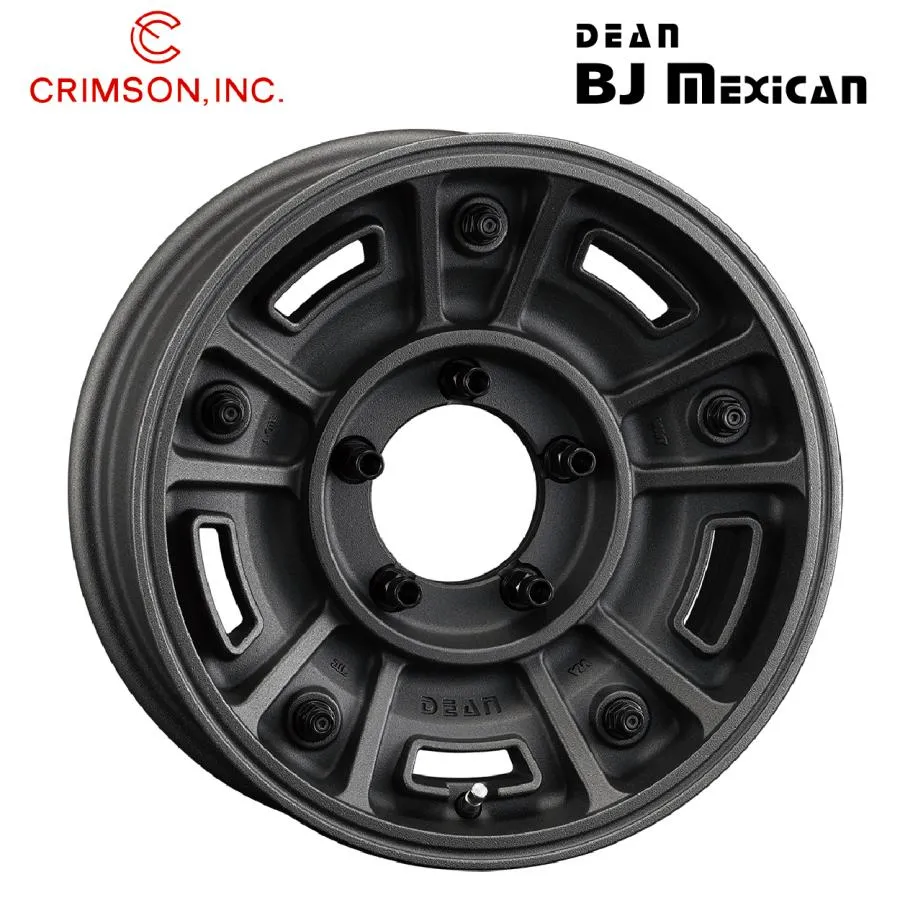 クリムソン ディーン BJ メキシカン ショットチャコールブラック 16×8 ±0 5/150 110.2 新品ホイール1本