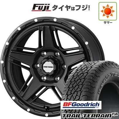 【新品】プラド/ハイラックス 夏タイヤ ホイール４本セット 265/60R18 BFG トレールテレーンT/A ORWL ウェッズアドベンチャー マッドヴァンス 07 18インチ