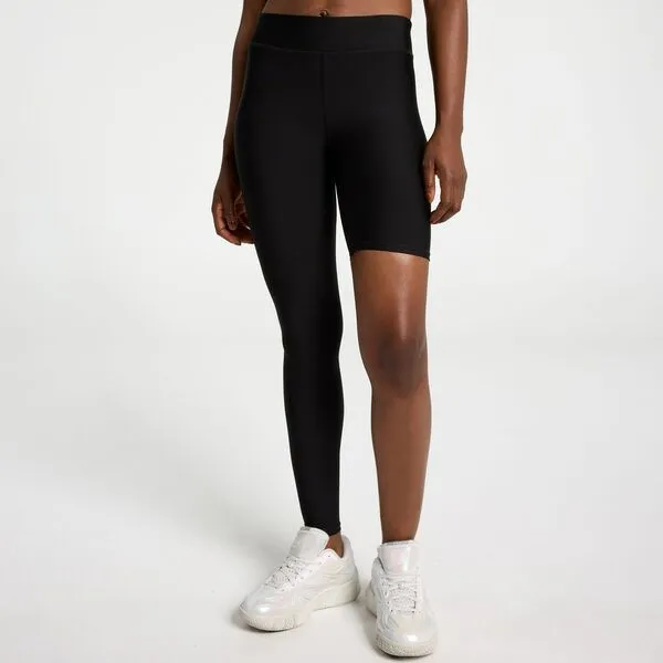 DSG レディース ボトムス レギンス DSG Women Right Leg Compression Legging Pure Black ブラック
