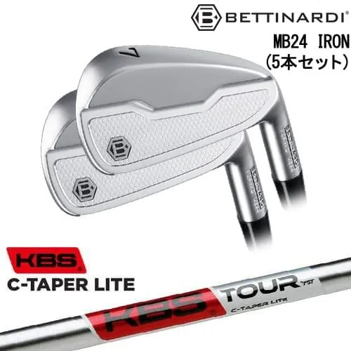 MB24 IRON マッスルバック アイアン5本set(6I-PW)[6P]ベティナルディBETTINARDI KBS C-TAPER LITE シーテーパー ライト