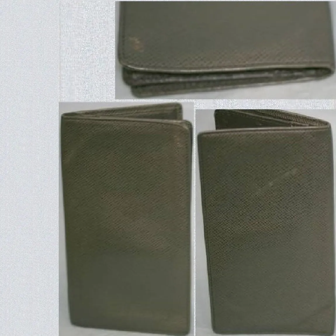 【中古】本物可L/VM31002紳士用タイガ黒100万円収納可能長財布 サイズ9,5x18cm ○C5-169