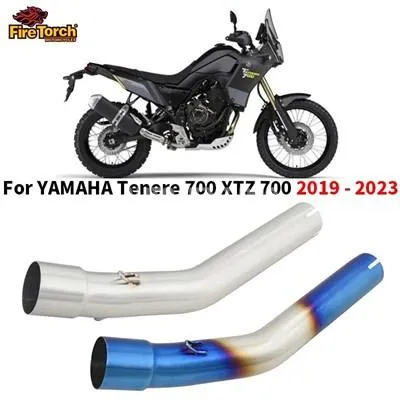 【並行輸入品】バイク用エキゾーストサイレンサー センターマニホールド xtz700 700 XTZ-700-2019 2023mm ヤマハテネレ50.8用