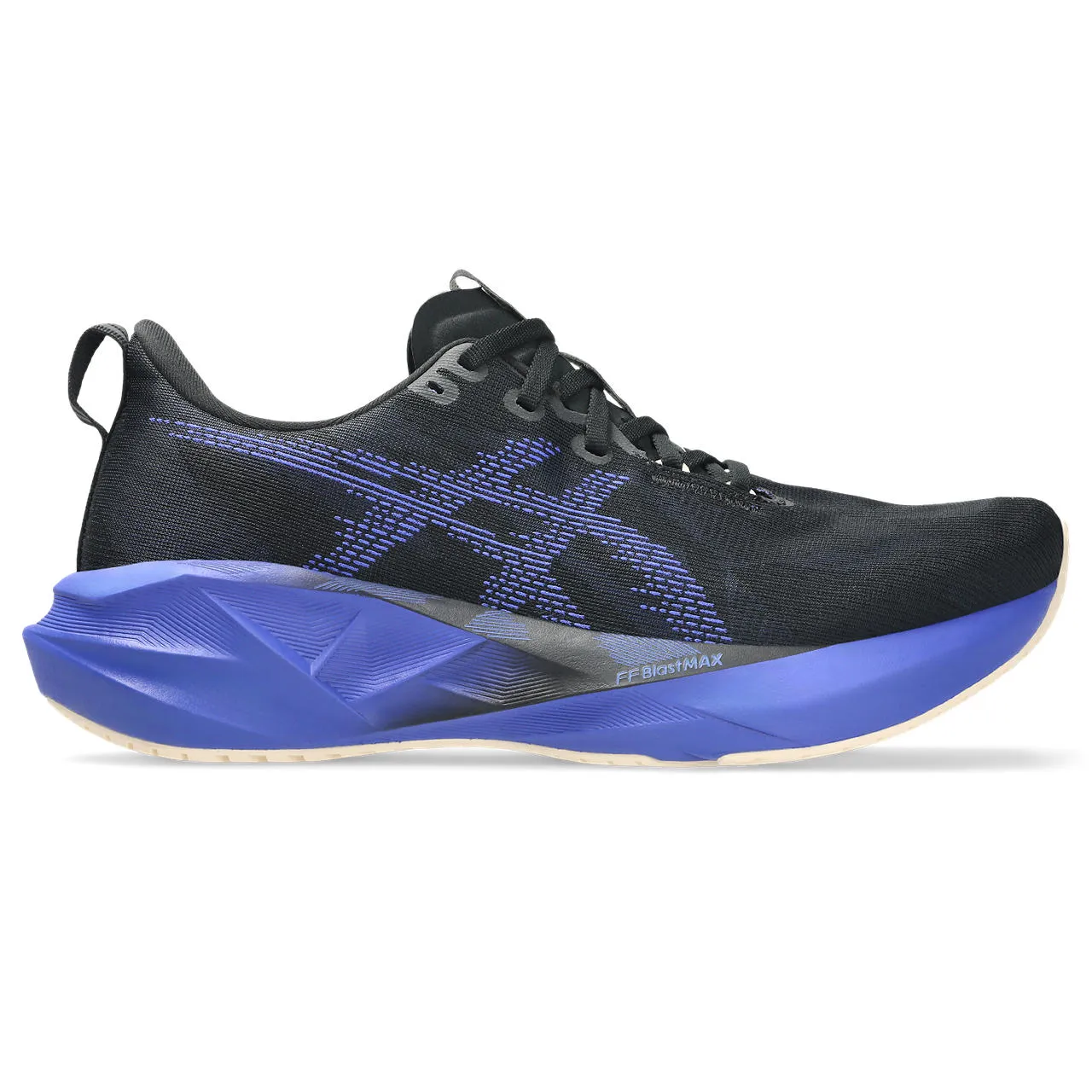 【500円クーポン発行中】 アシックス (asics) ランニングシューズ スニーカー NOVABLAST 5 ノヴァブラスト5 メンズ (26ss) ブラック×コバルトバースト 26.5-28.0cm スタンダードラスト 1011B974-004【SS2603】