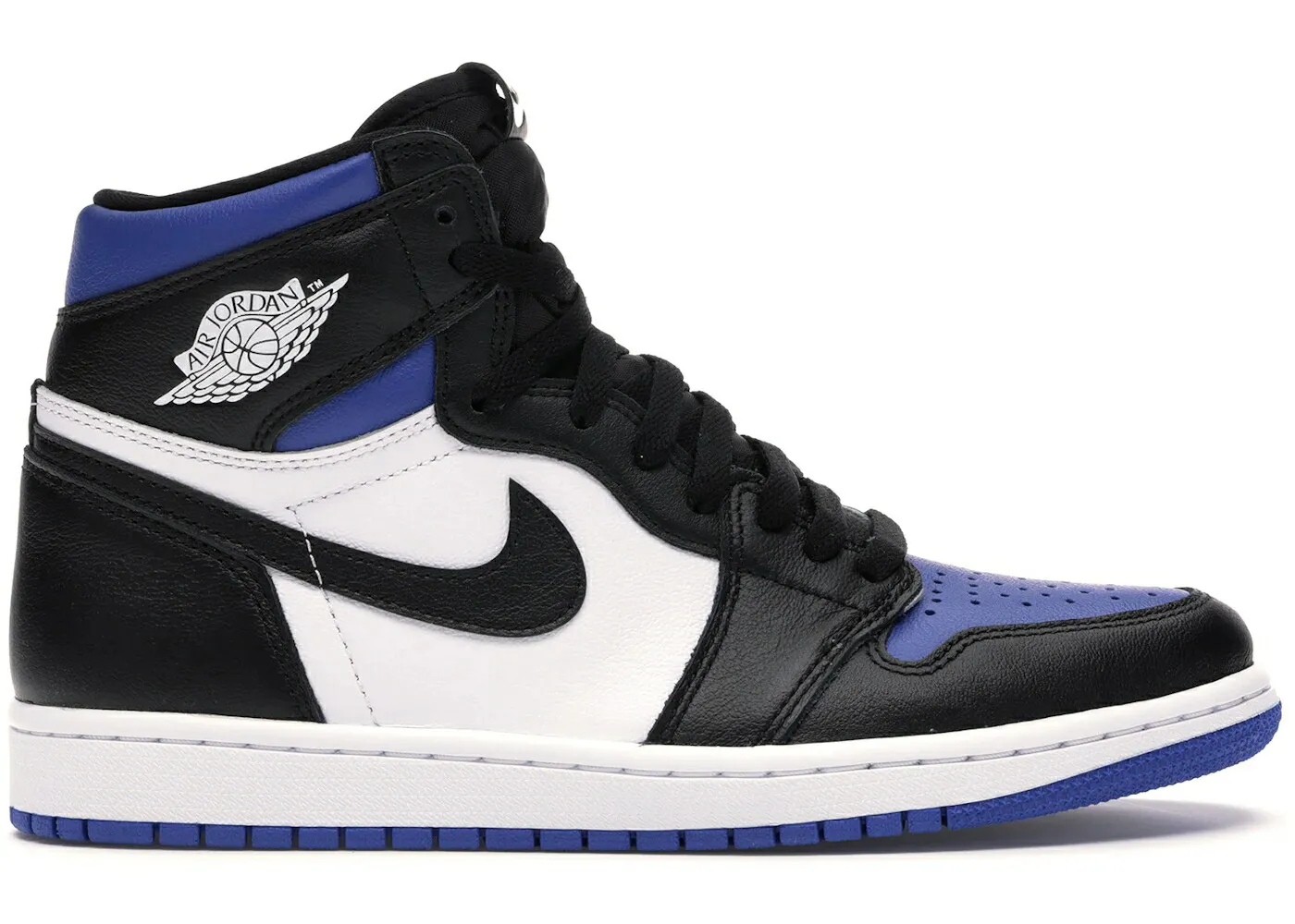 ナイキ ジョーダン ハイ 黒色 ブラック 白色 ホワイト ゲーム ゲームロイヤル 青 ブルー スニーカー メンズ JORDAN 1 RETRO HIGH ROYAL TOE / BLACK WHITE GAME ROYAL BLACK