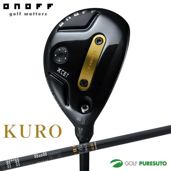オノフ KURO ユーティリティ 2025年モデル CBT 626U カーボンシャフト ONOFF 黒シリーズ 標準シャフト WINGS 【■Ti■】