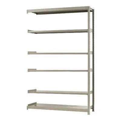 追加 増設用 スチールラック 収納 業務用 KT-R-154524-C 軽中量-150kg-増設 幅1500×奥行450×高さ2400mm-6段