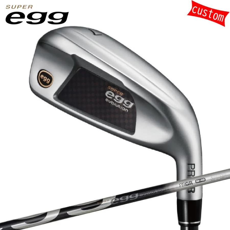 ゴルフクラブ カスタム  高反発クラブ プロギア 24モデル スーパーエッグアイアンセット SUPER egg シャフト 特注 PRGR アイアン 24年モデル