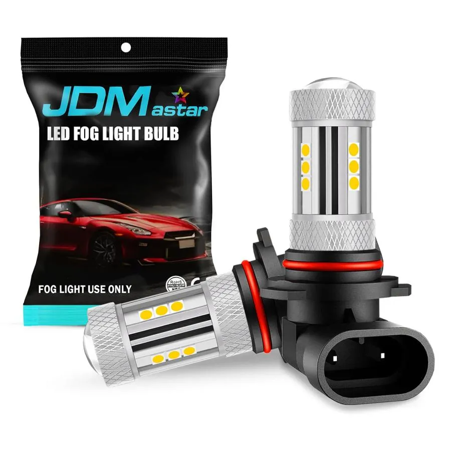 【並行輸入品】JDM ASTAR ブライトホワイト 3030チップセット H10 91450 9140 LEDフォグライト電球 JDM ASTA