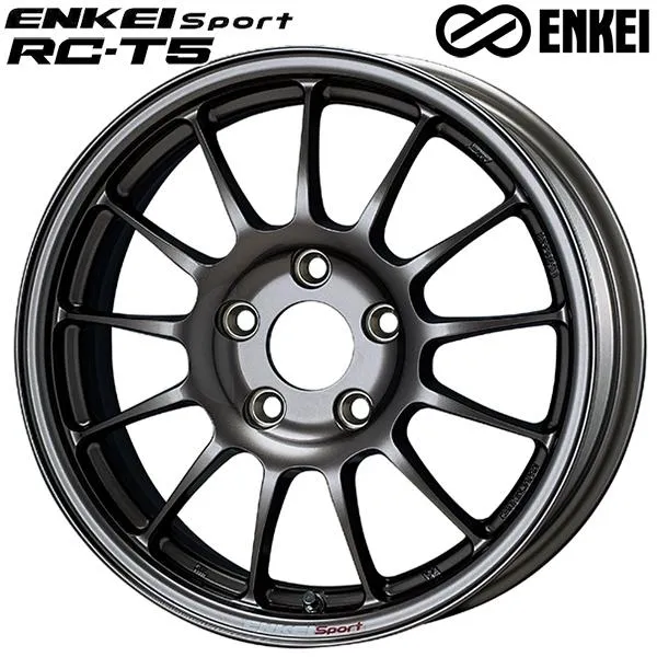 オールシーズンタイヤ ホイールセット 215/65R16インチ 5H114 ENKEI エンケイ スポーツ RC-T5 DS ハンコック キナジー 4S2 H750