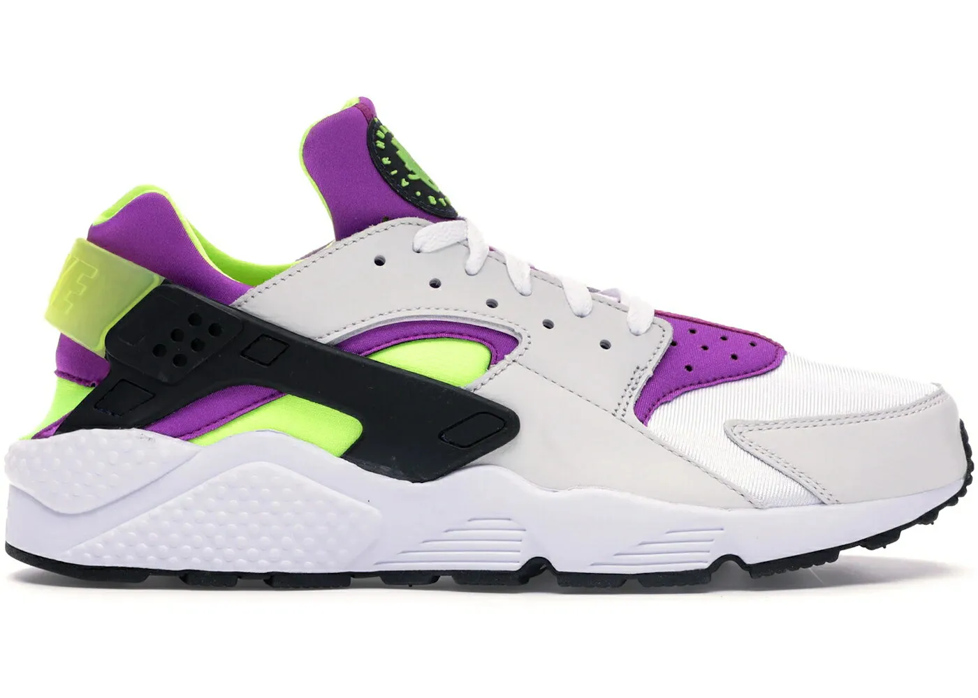 ナイキ ハラチ ラン マジェンタ 白色 ホワイト 黒色 ブラック 黄色 イエロー ハラチラン スニーカー メンズ NIKE AIR HUARACHE RUN NEON MAGENTA (2018) / WHITE BLACK NEON YELLOW MAGENTA