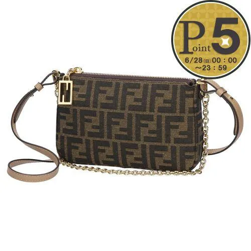 【並行輸入品】 フェンディ FENDI ショルダーバッグ バゲット スリム クラッチ 8BS073 AD23-F1GE3 TAB.MR+SAND+OS