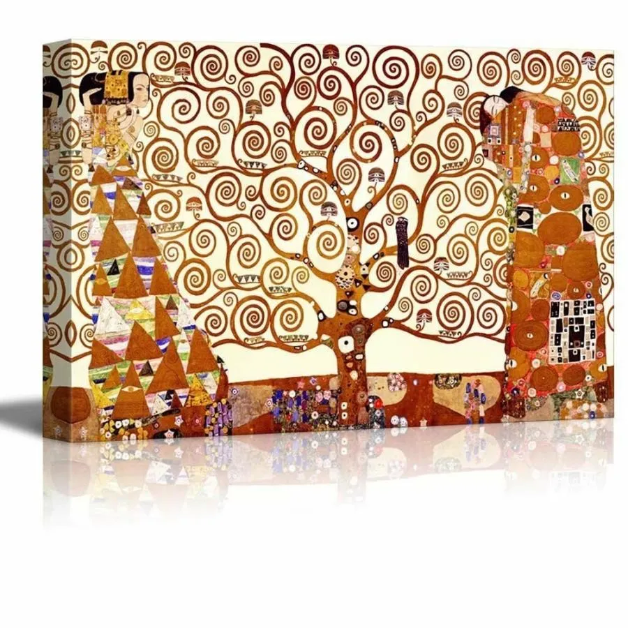 パネルアート 壁 26-Gustav Klimt-キャンバス アート ホーム 装飾 - 32x48インチ- show original title