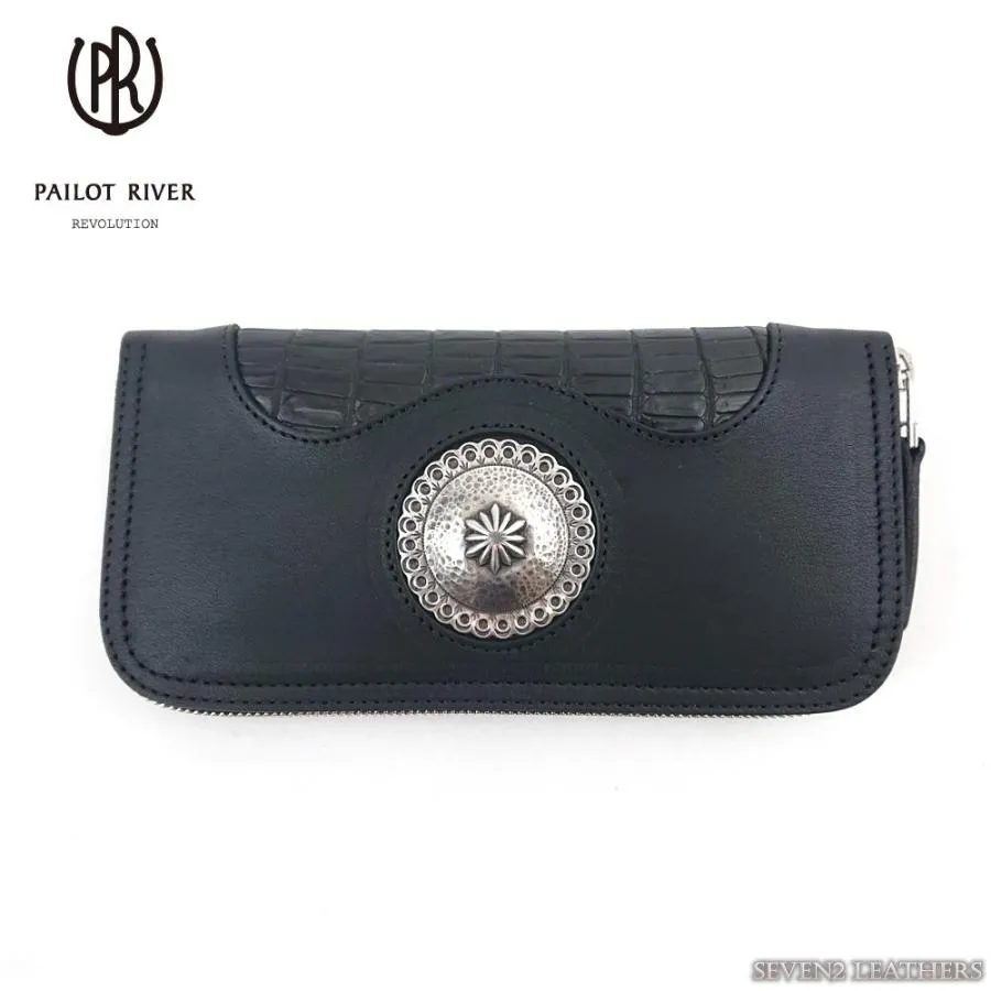パイロットリバー PAILOTRIVER ラウンドファスナー ロングウォレット レザーウォレット 本革 全3色 男女兼用 pr-lpbrcd プレゼント