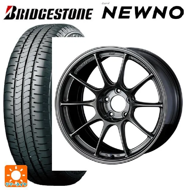トヨタ GRカローラ(4BA-GZEA14H)用 235/40R18 95W XL ブリヂストン ニューノ 正規品 # ウェッズスポーツ TC105X