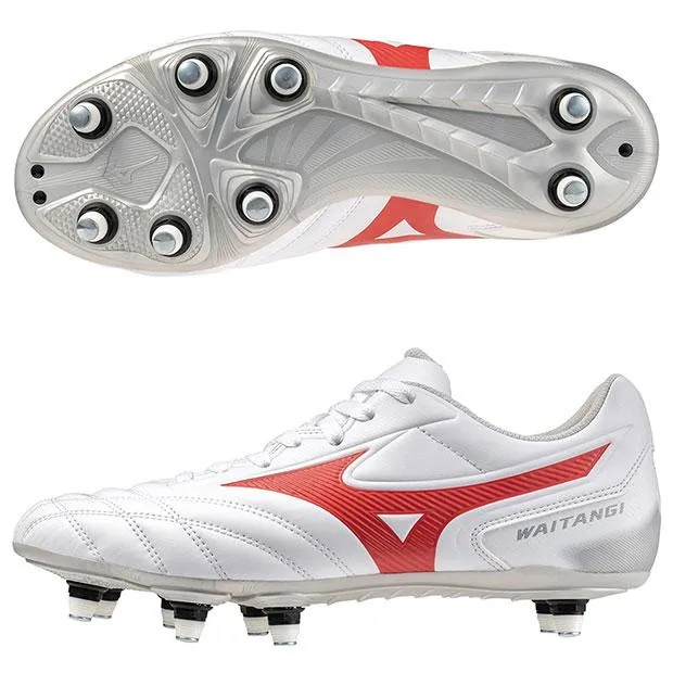 爆買!! ワイタンギ 2 CL ホワイト×レッド 【MIZUNO|ミズノ】ラグビースパイクr1ga240160