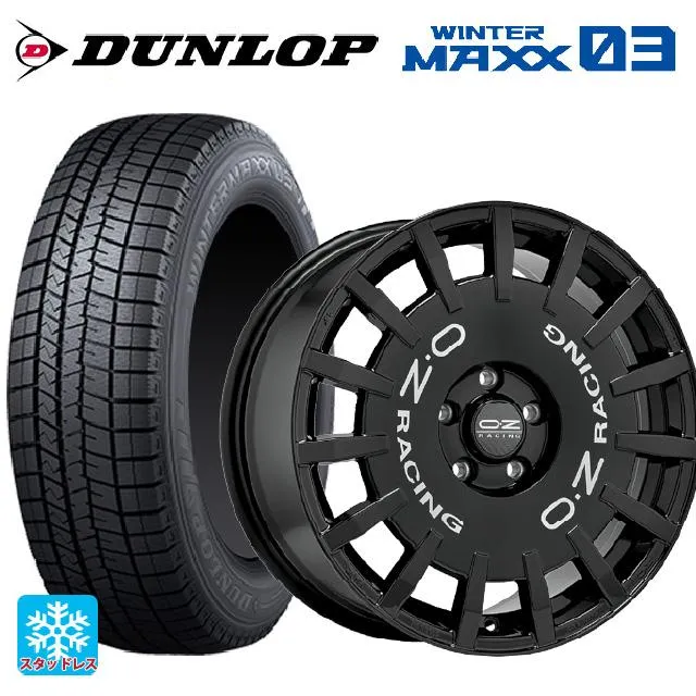 マツダ CX-80(KL5/KL3系)用 235/60R18 107Q XL ダンロップ ウィンターマックス 03(WM03) ラリーレーシング #