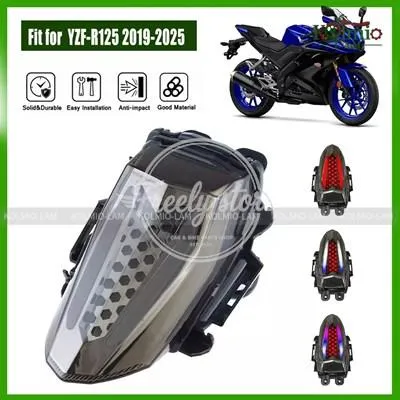 【並行輸入品】YZF-R125 テールライト ヤマハ YZF R125 2019-2025年式対応 LED一体型ブレーキウィンカー 2020 2021 2022 2023 2024 テールライト