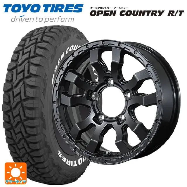 送料無料 サマータイヤホイール 4本セット 185/85R16 105/103N トーヨー オープンカントリー RT ホワイトレター トピー ヴァブロ
