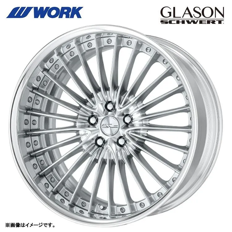 20インチ 5H114.3 10J 10J+9〜-13 5穴 ホイール 【1本単品 新品】 シルキーリッチシルバー GLASON SCHWERT FULL REVERSE DEEP RIM Odisk