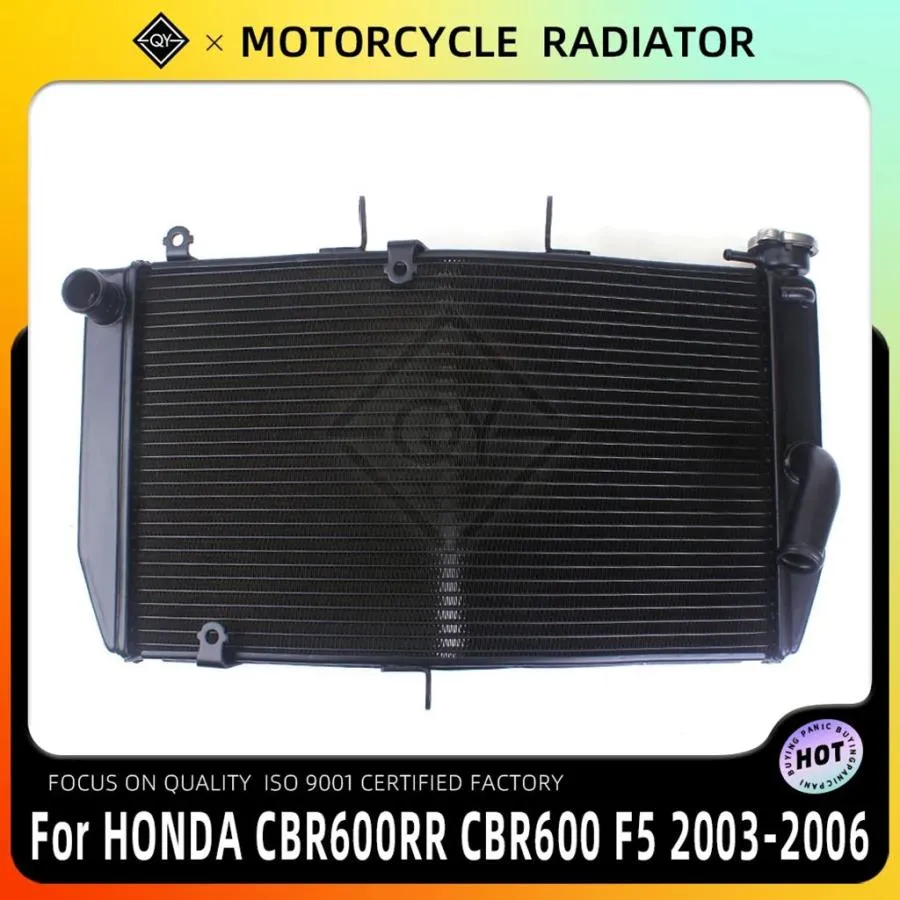 並行輸入品 LQYL バイクアルミラジエータークーラー冷却ウォータータンクホンダ CBR600RR CBR600 RR CBR 2003 2004 2005 2006 F5