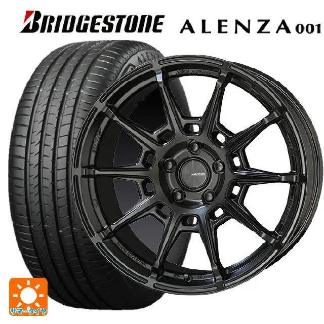 送料無料 サマータイヤホイール 4本セット 225/55R18 98V ブリヂストン アレンザ001 正規品 共豊 ガレルナ レフィーノ made b