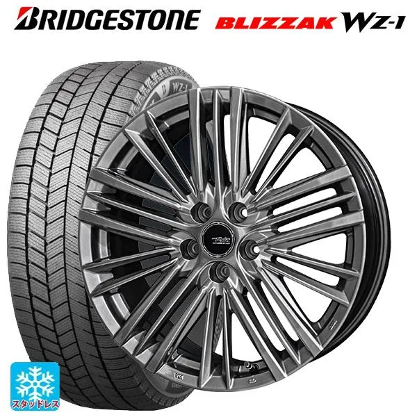 送料無料 スタッドレスタイヤホイール 4本セット 2025年製 225/40R19 93Q XL ブリヂストン ブリザック WZ1 正規品 共豊 テイ