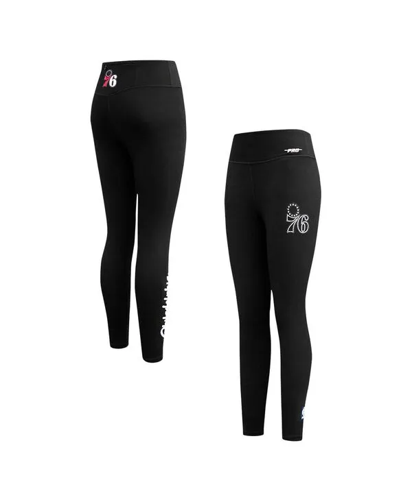 プロスタンダード レディース ボトムス レギンス ジャージー Pro Standard Women Black Philadelphia 76ers Painthe City Jersey Leggings Black ブラック