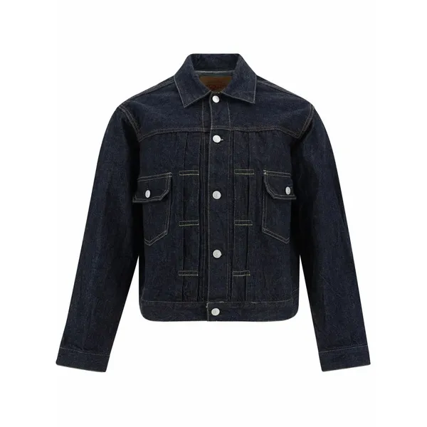フォルテラ メンズ ジャケット＆ブルゾン アウター Denim jacket Blue