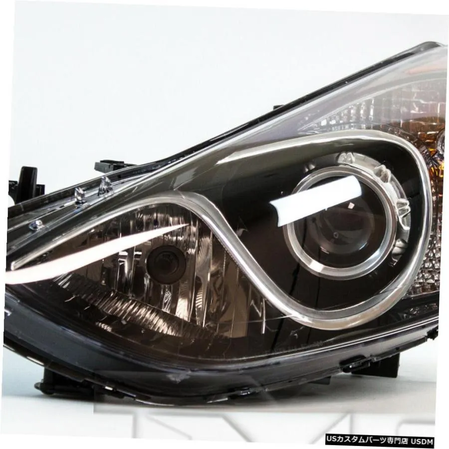ヘッドライト 13-16ヒュンダイエラントラハッチバックGT左ドライバーヘッドライトヘッドランプCAPAに適合  Fits 13-16 Hyundai