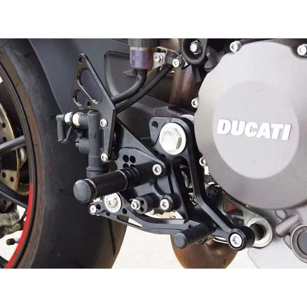 BABYFACE ベビーフェイス バックステップ カラー：ブラック MONSTER796 DUCATI ドゥカティ ステップ 足回り