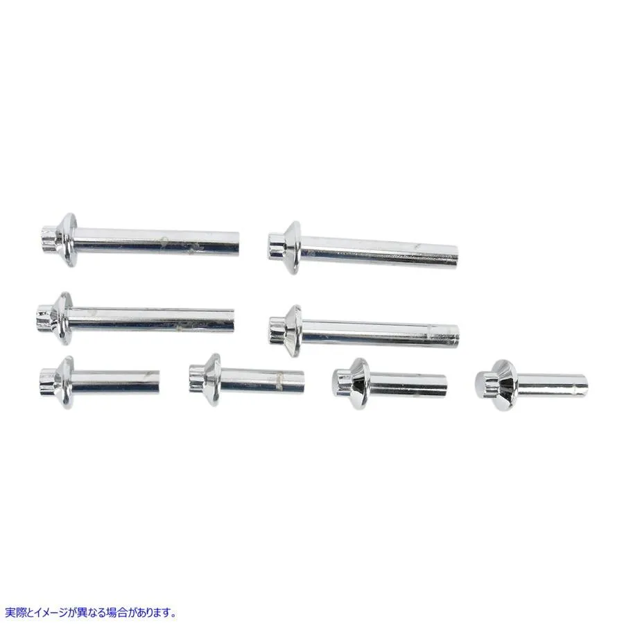 【並行輸入品】 ガードナー・ウェスコット クロームヘッドボルト A-61-100 DS189757 GARDNER-WESTCOTT CHROME HEADBOLTS L 85-91 #DRAG
