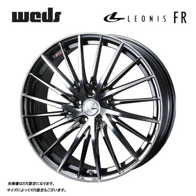 16インチ 4H100 6J 6J+42 4穴 ホイール 【4本セット 新品】  LEONIS FR 送料無料 ウェッズ