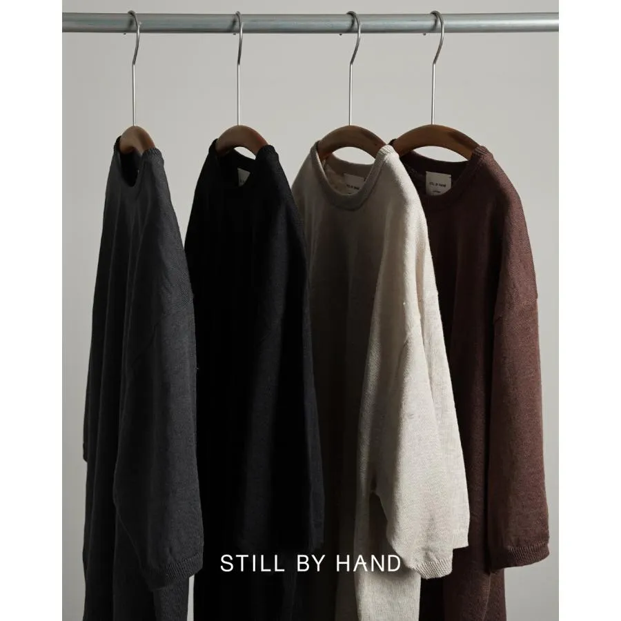 スティルバイハンド STILL BY HAND ニットTシャツ メンズ KN03262