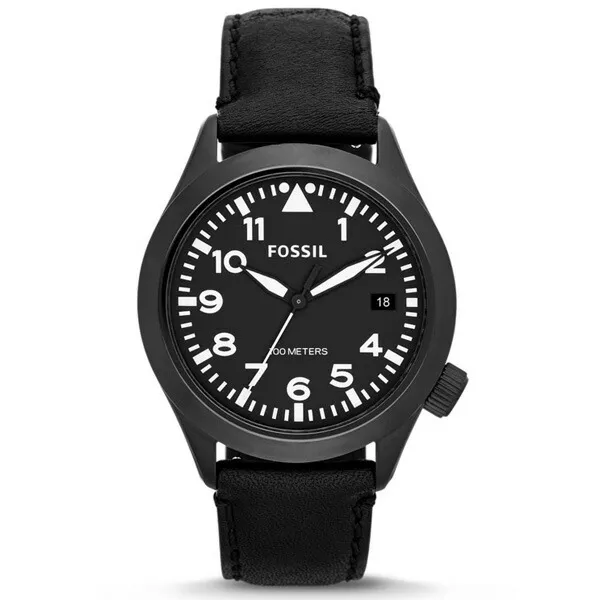 【送料無料】FOSSIL(フォッシル)AEROFLITE AM4515メンズ腕時計【ブラック】（fossil 腕時計 メンズ フォッシル エアロフライト 時計 ウォッチ メンズ 父の日 ギフト プレゼント 腕時計 バレンタイン ホワイトデー 入学 卒業 就職 ）