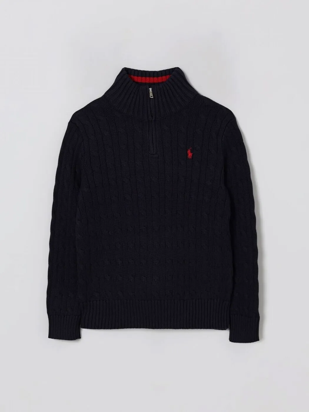 ポロ・ラルフローレン POLO RALPH LAUREN クルーネックジャンパー ニットウェア ボーイズ ネイビー Crew neck jumpers 323868894 関税 送料無料 2025AW gi