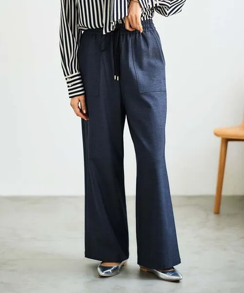 ワイドパンツ パンツ ビートウォームイージーワイドパンツ レディース