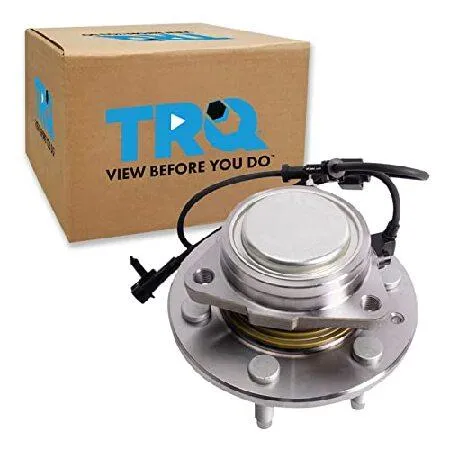 TRQ フロントホイールベアリングハブアセンブリ LHまたはRHサイド Silverado Sierra 1500 RWD用 輸入品
