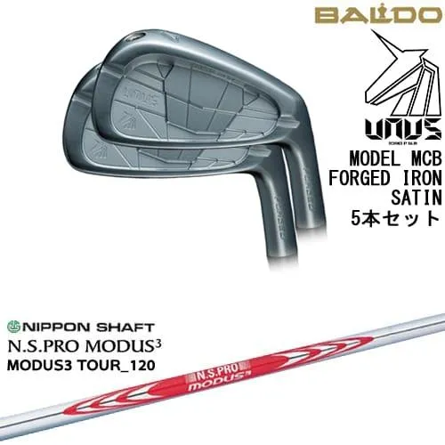 BALDO UNUS MODEL MCB フォージドアイアン5本set(6I-PW) ウヌス サテン[6P]バルドBALDO N.S.PRO MODUS3 日本シャフト