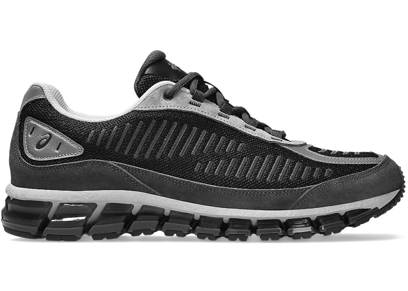 アシックス アンプ 黒色 ブラック 灰色 グレー スニーカー メンズ ASICS GEL-QUANTUM 360 I AMP BLACK OBSIDIAN GREY / BLACK OBSIDIAN GREY