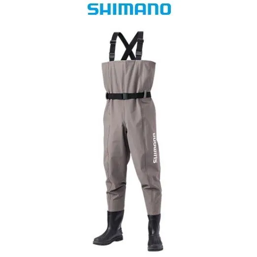 シマノ ハイパーウェーダー チェストハイ・カットフェルトソール FF-052T スモークグレー S / shimano  / 釣具 (+5)