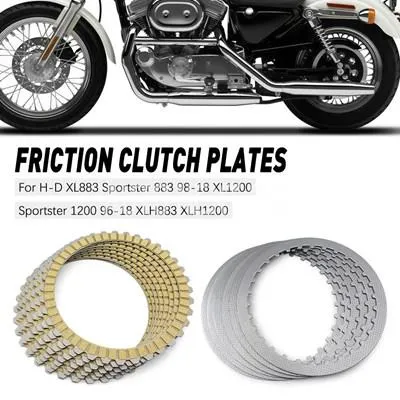 【並行輸入品】バイククラッチ摩擦プレートキット 板クラッチ摩擦ハーレースポーツスター XL1200 XL883 X48 72 1991-2022