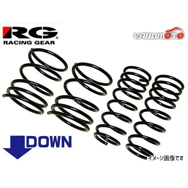 ヴォクシー ノア ZRR70G ZRR70W H19.06〜H26.01 2WD 全グレード可 ダウンサス 1台分 保証付 レーシングギア RG 送料無料