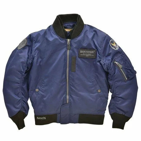 HTVA2211WNVXS HTVA2211W ヒューストン HOUSTON 2024年秋冬モデル ジャケット MA-1 M/C ネイビー XSサイズ SP店