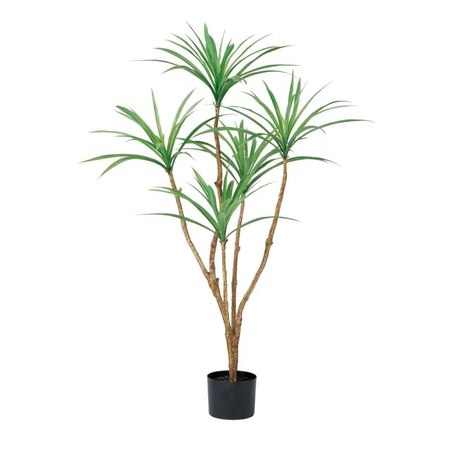 人工観葉植物 アスカ ドラセナ ポット付  #051A グリーン A-51078-51A 造花葉物、フェイクグリーン 造花 人工観葉植物 卓上ポット