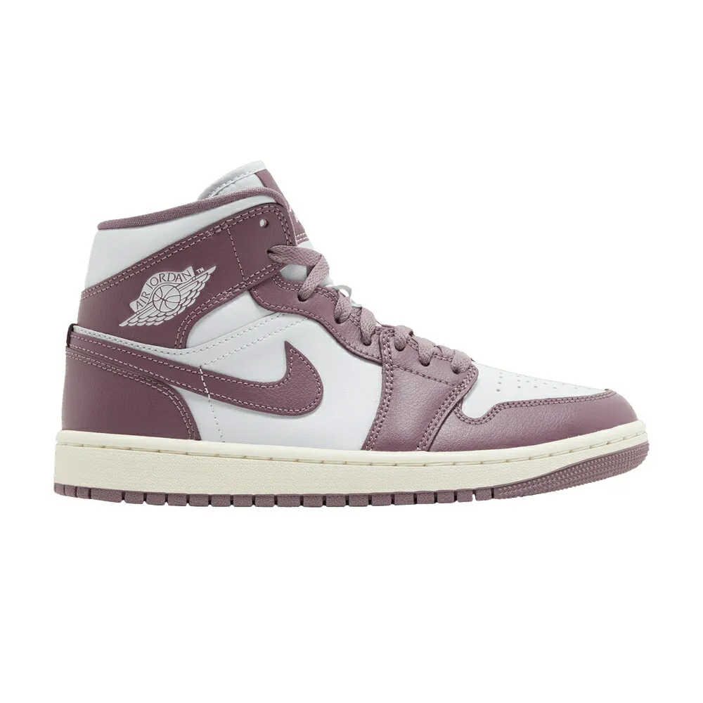 ナイキ ミッド ピュア プラチナム スカイ エアジョーダン KY MAUVE スニーカー レディース AIR JORDAN WMNS AIR JORDAN 1 MID J / PURE PLATINUM SKY J MAUVE SAIL