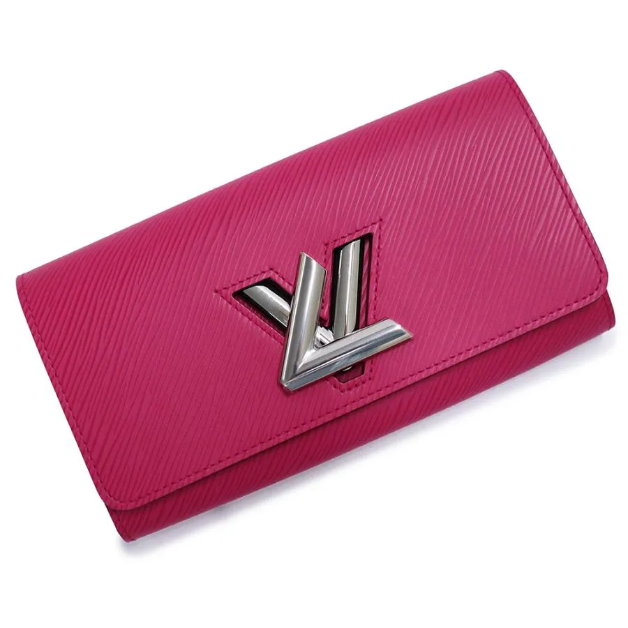 （新品・未使用品）LOUIS VUITTON ルイ ヴィトン M62362 ポルトフォイユ ツイスト エピレザー ホットピンク 長財布 シルバー金具 箱付