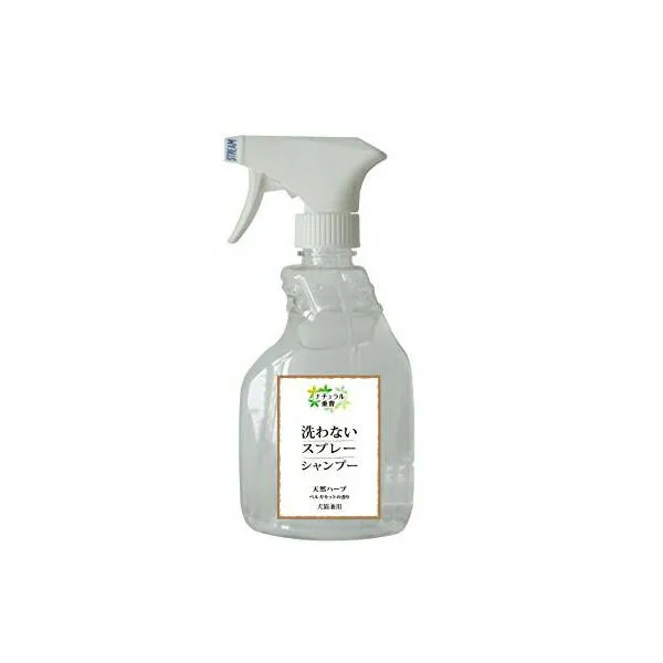 (10個セット) アイテム ナチュラル重曹 洗わないスプレーシャンプー ベルガモットの香り 犬猫兼用 400ml シャンプー 犬・猫 お手入れ ケア