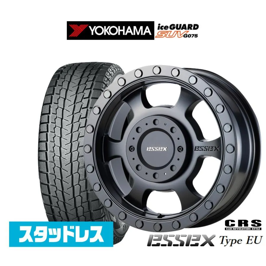スタッドレスタイヤ ホイール4本セット CRS ESSEX エセックス EU-16 ヨコハマ ice GUARD アイスガード SUV (G075) 215/65R16