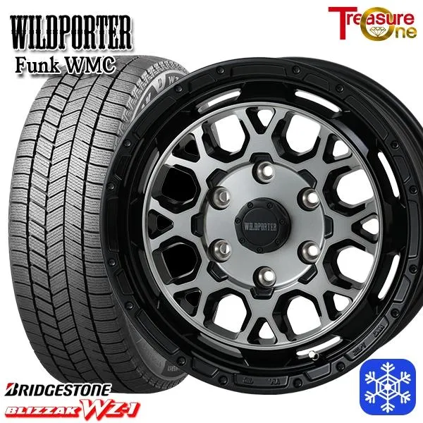スタッドレスタイヤホイールセット 265/65R17インチ 6H139.7 ワイルドポーター ファンク WMC BP/BC ブリヂストン ブリザック WZ-1 WZ1